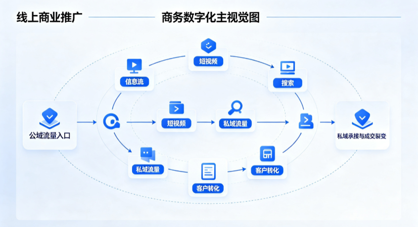 班戈县线上商业推广怎么做？全域流量闭环搭建与低成本转化实战指南